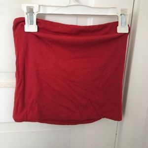 RED TUBE TOP
